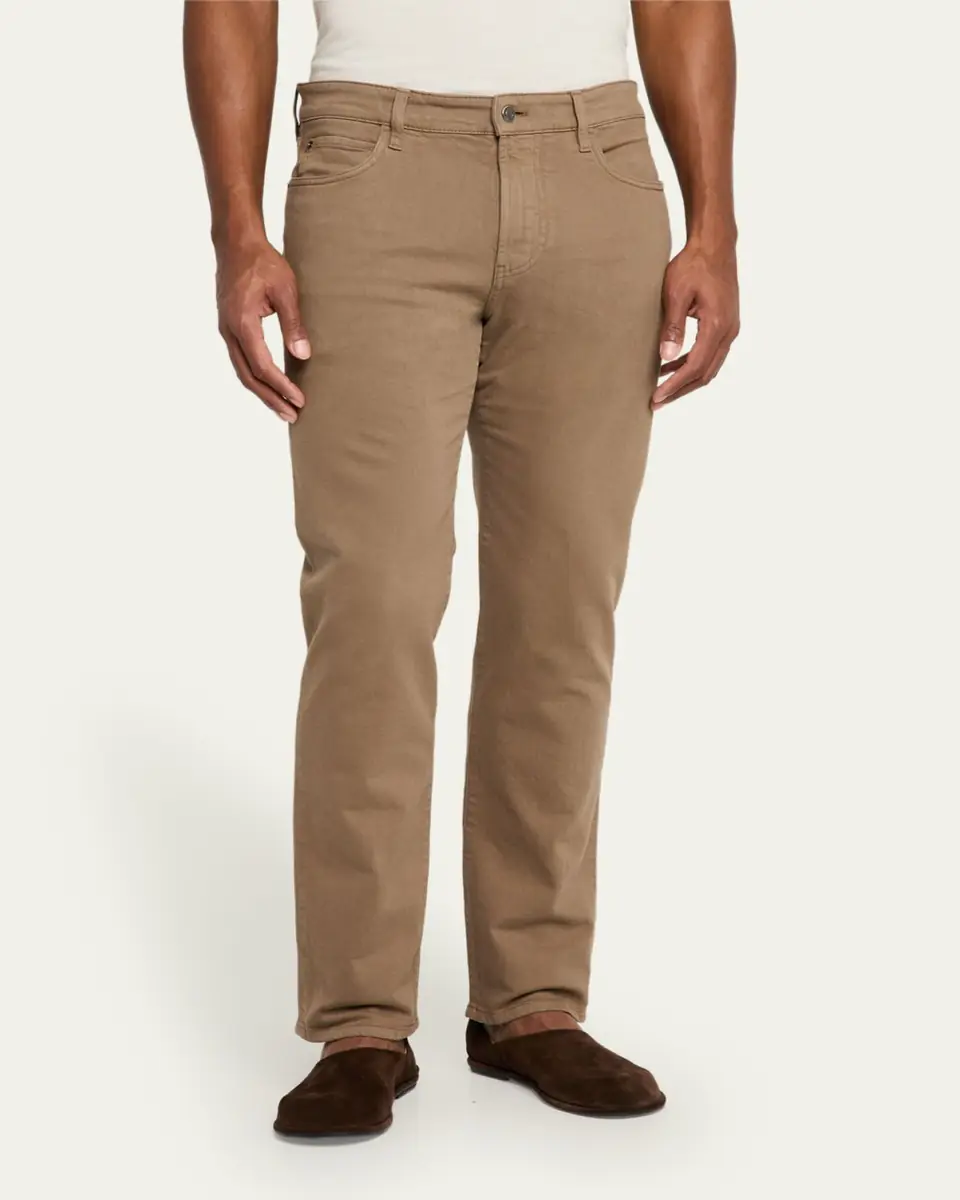 Loro Piana Men's Quarona Denim Five-Pocket Pants | Thumbnail 8