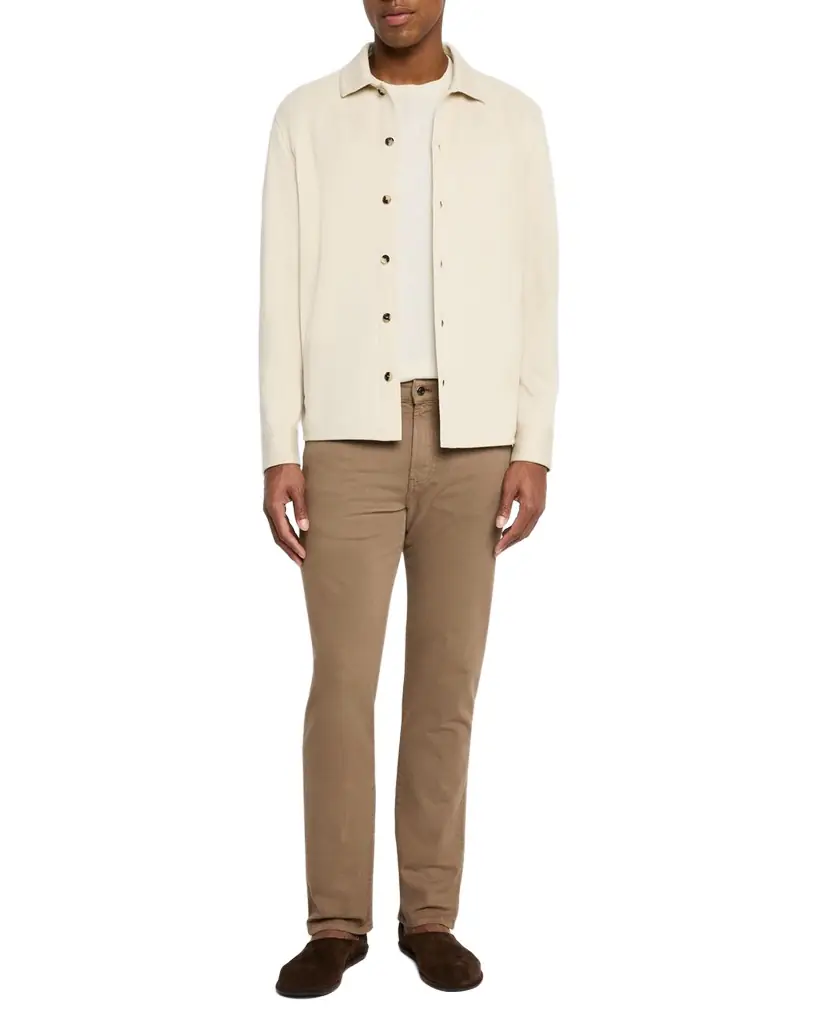 Loro Piana Men's Quarona Denim Five-Pocket Pants | Image 1 Loro Piana Men's Quarona Denim Five-Pocket Pants | Image 1