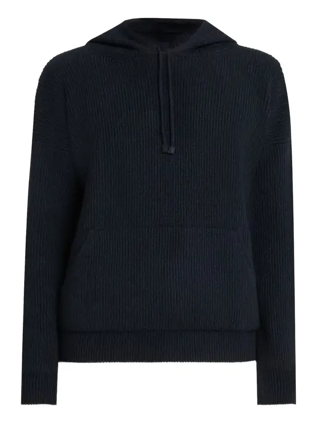 Men's Ribbed Silk-Cotton Hoodie