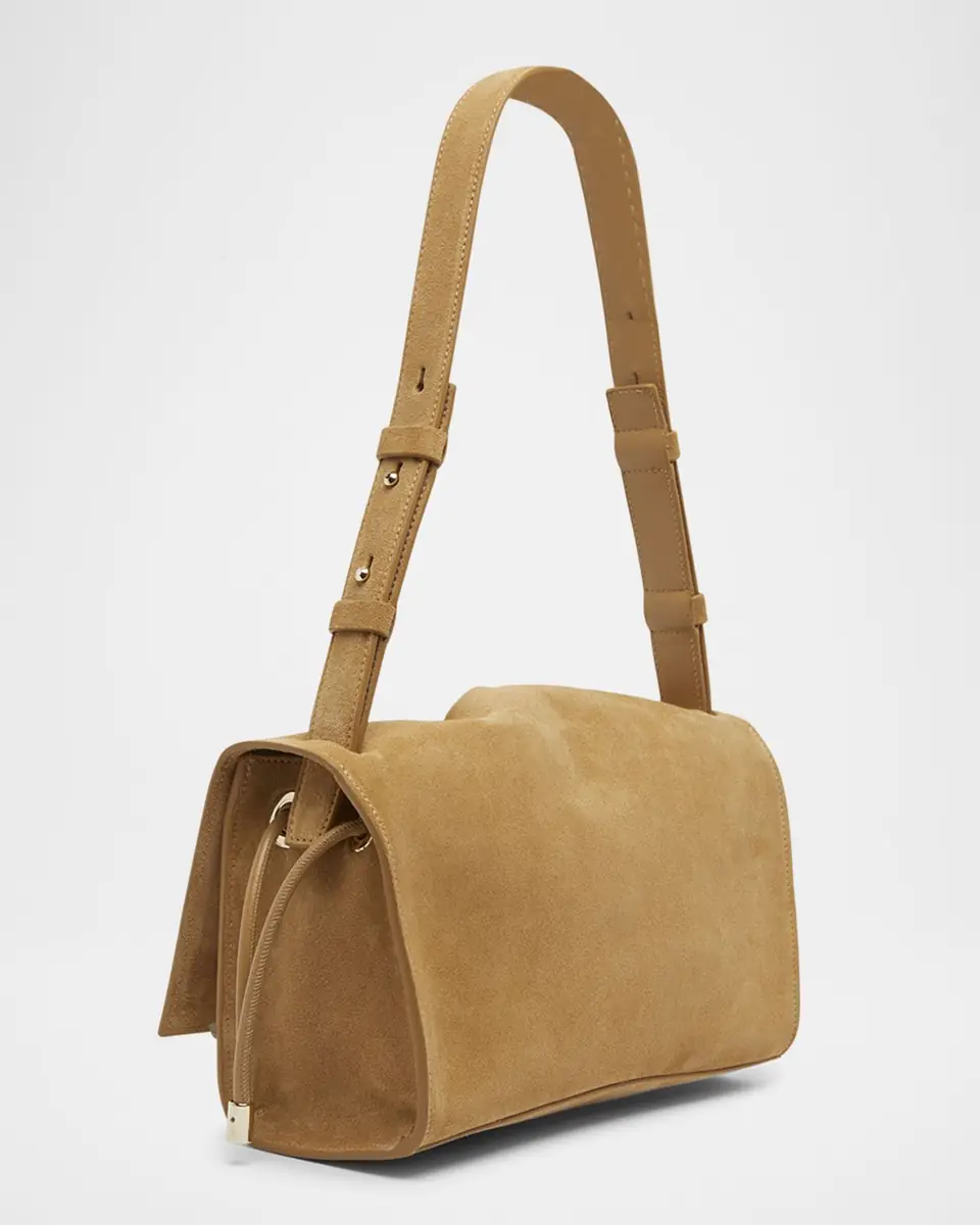 Christian Louboutin Baggy Small Shoulder Bag in Suede | Thumbnail 25 Christian Louboutin Baggy Small Shoulder Bag in Suede | Thumbnail 25