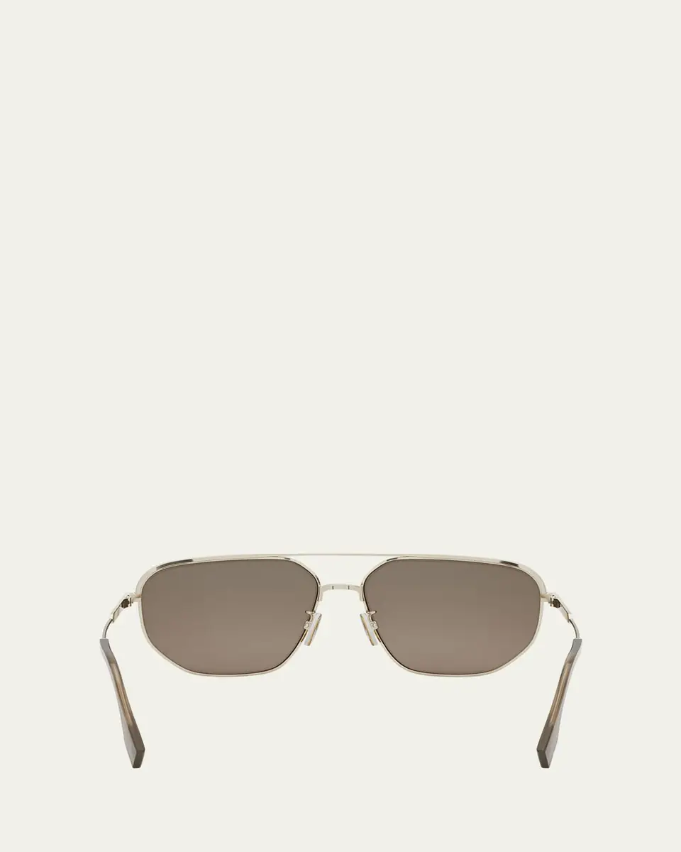 Fendi Men's Travel Metal Rectangle Sunglasses | Thumbnail 5 Fendi Men's Travel Metal Rectangle Sunglasses | Thumbnail 5