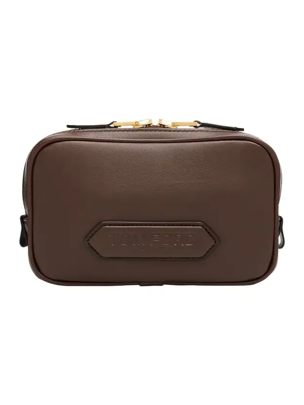 Tom Ford Men's Alexander Leather North/South Crossbody Bag