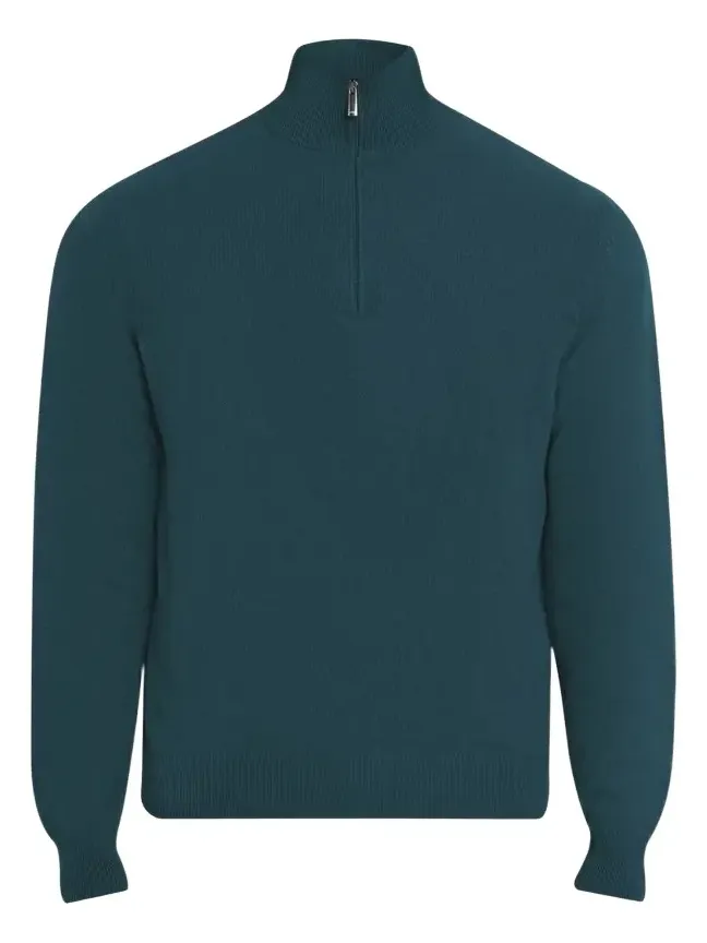 Men's Cashmere Half-Zip Sweater