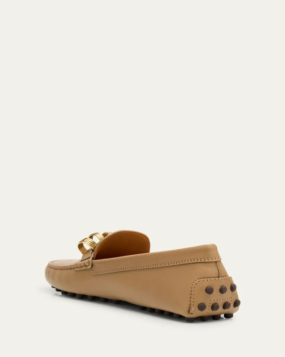 Tod's Gommino Calfskin Rings Driver Loafers | Thumbnail 9