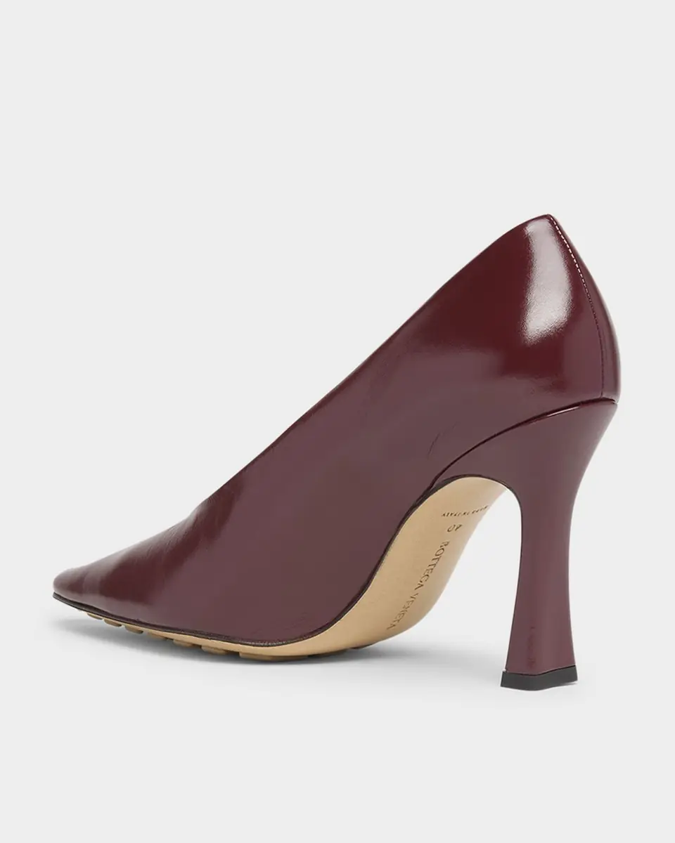 Bottega Veneta Leather Stiletto Sporty Pumps | Thumbnail 3