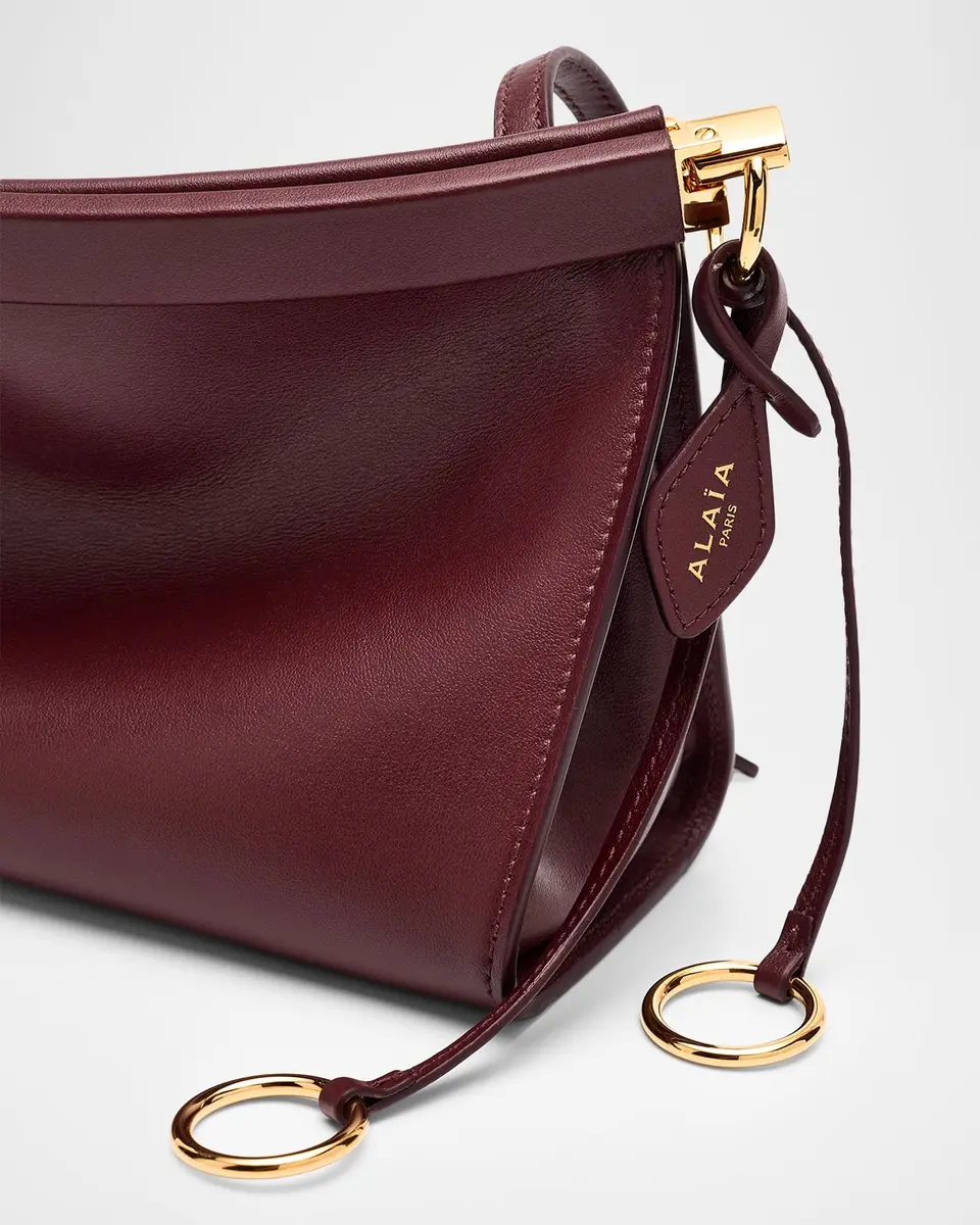 ALAÏA Le Click Medium Shoulder Bag in Glossy Leather | Thumbnail 19 ALAÏA Le Click Medium Shoulder Bag in Glossy Leather | Thumbnail 19