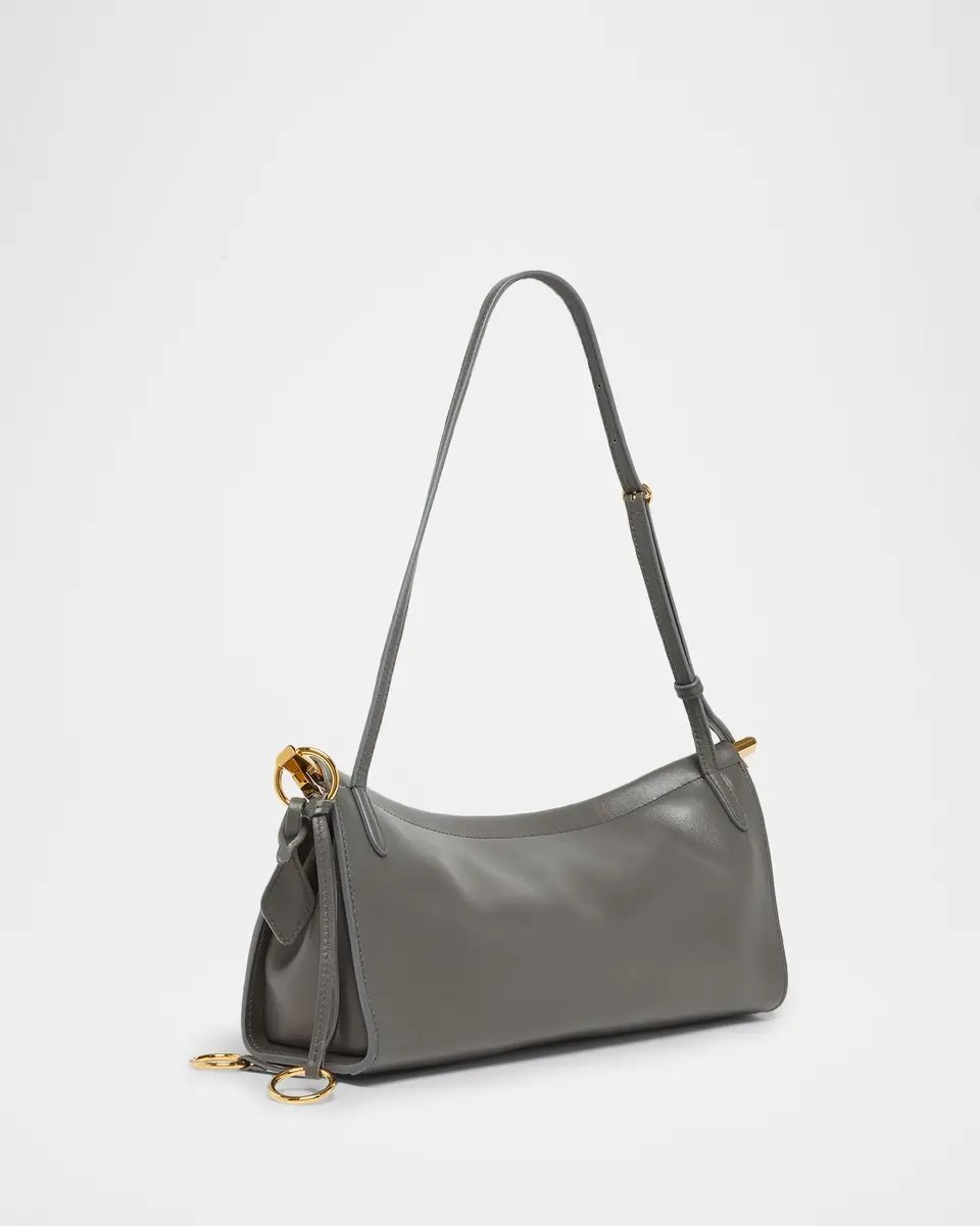 ALAÏA Le Click Medium Shoulder Bag in Glossy Leather | Thumbnail 21 ALAÏA Le Click Medium Shoulder Bag in Glossy Leather | Thumbnail 21