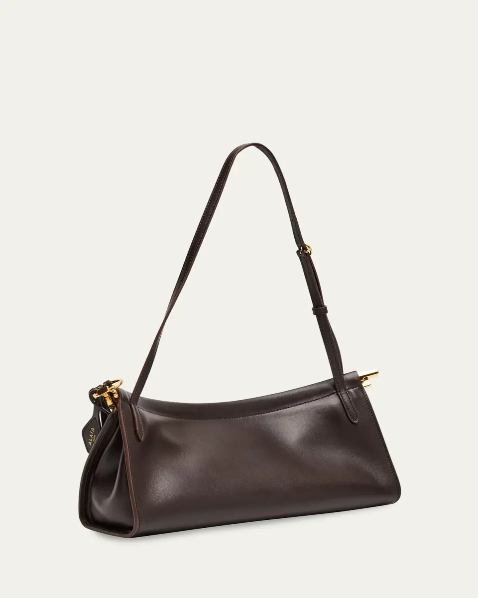 ALAÏA Le Click Medium Shoulder Bag in Glossy Leather | Thumbnail 26 ALAÏA Le Click Medium Shoulder Bag in Glossy Leather | Thumbnail 26