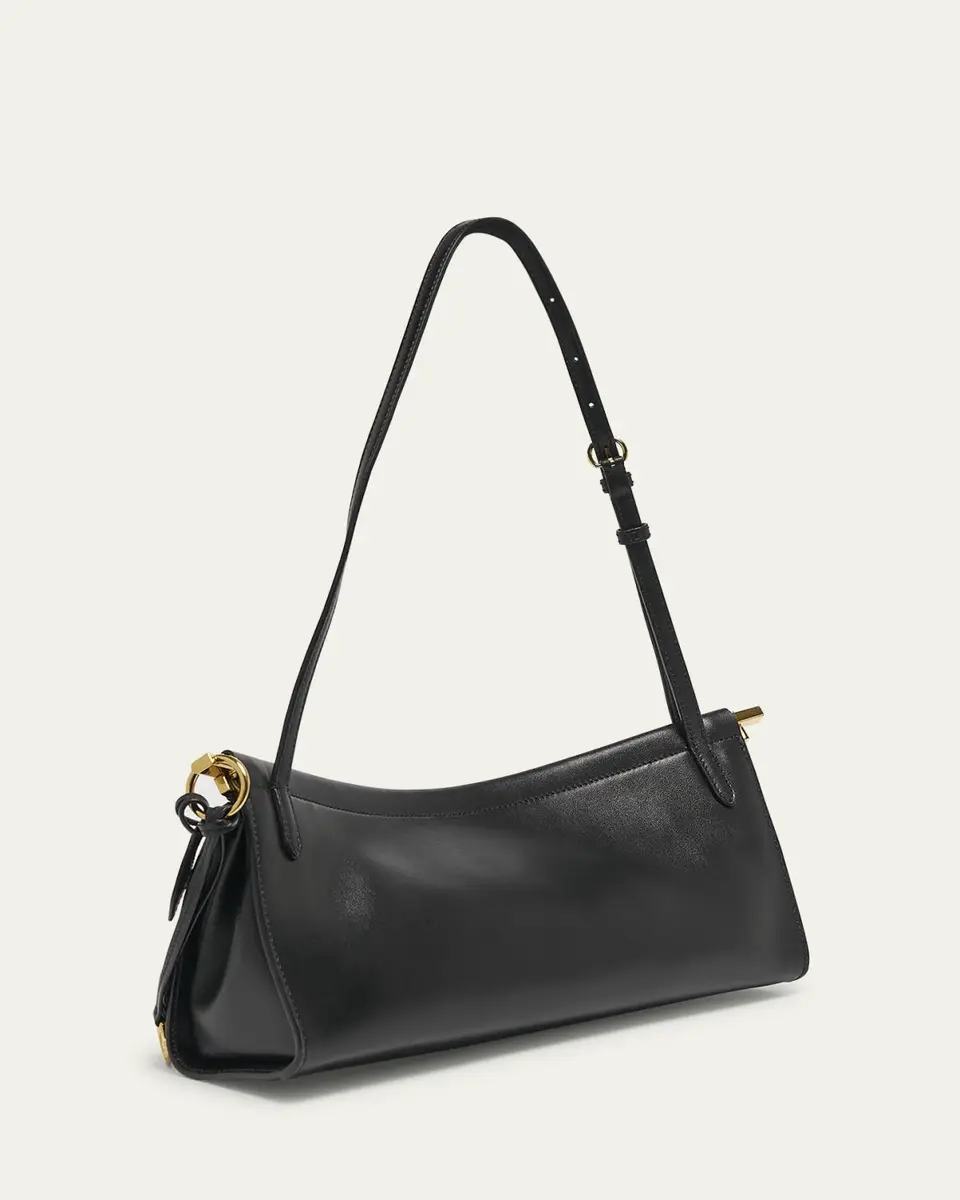 ALAÏA Le Click Medium Shoulder Bag in Glossy Leather | Thumbnail 8 ALAÏA Le Click Medium Shoulder Bag in Glossy Leather | Thumbnail 8
