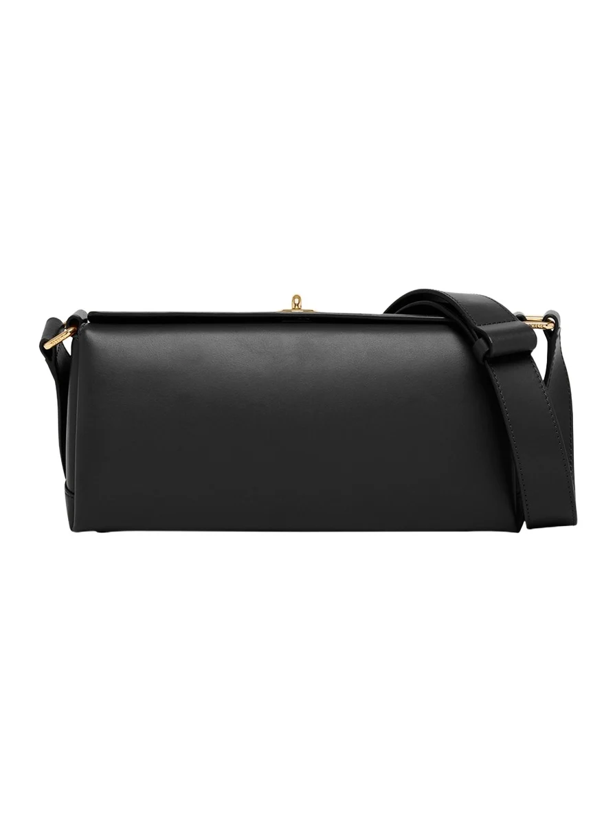 Folded Leather Shoulder Bag
