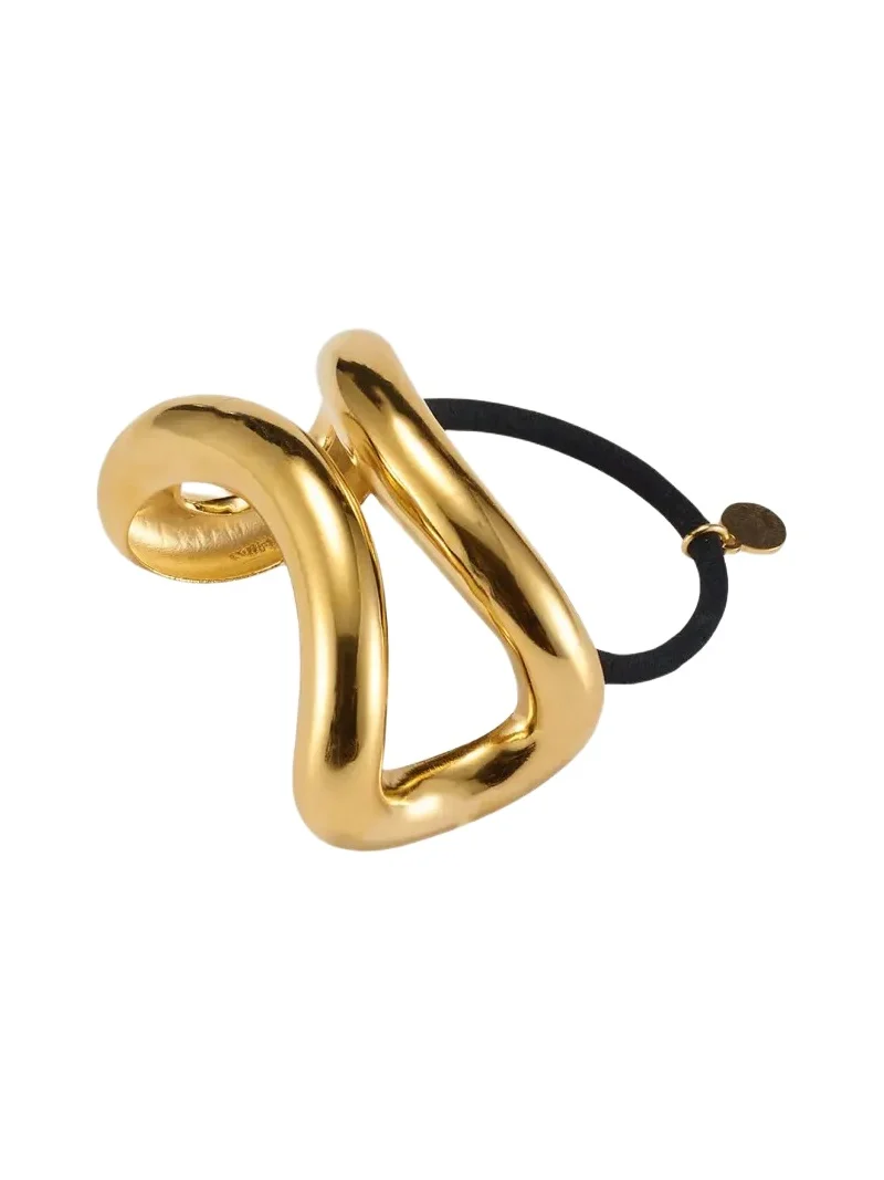 Glossy Arched Ponytail Cuff Glossy Arched Ponytail Cuff