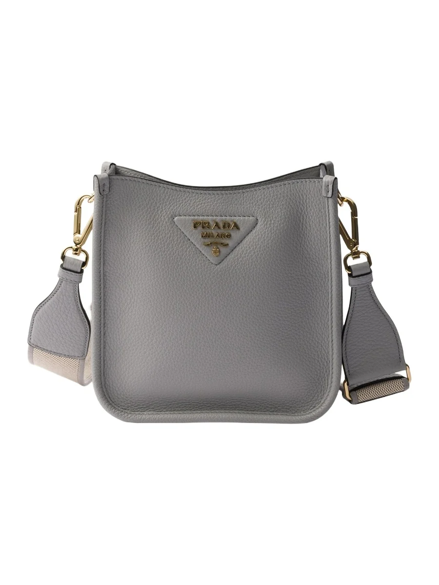 Mini Daino Soft Leather Hobo Crossbody Bag