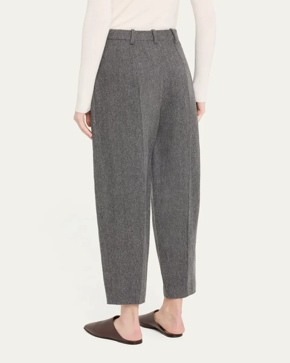 Loro Piana Dan Tapered Wool Cashmere Trousers | Thumbnail 3 Loro Piana Dan Tapered Wool Cashmere Trousers | Thumbnail 3