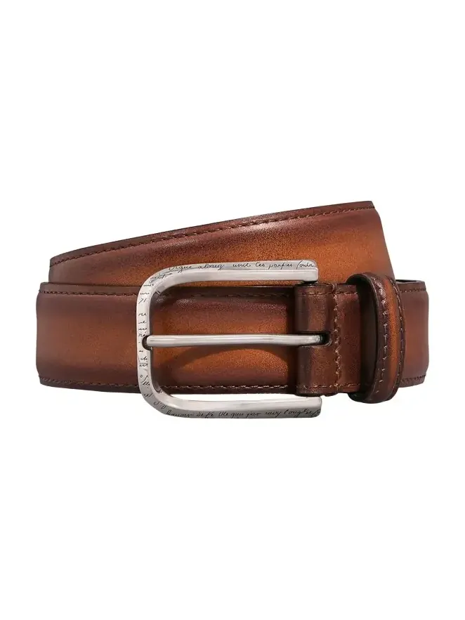 Men's C0085 Curve Leather Belt Men's C0085 Curve Leather Belt