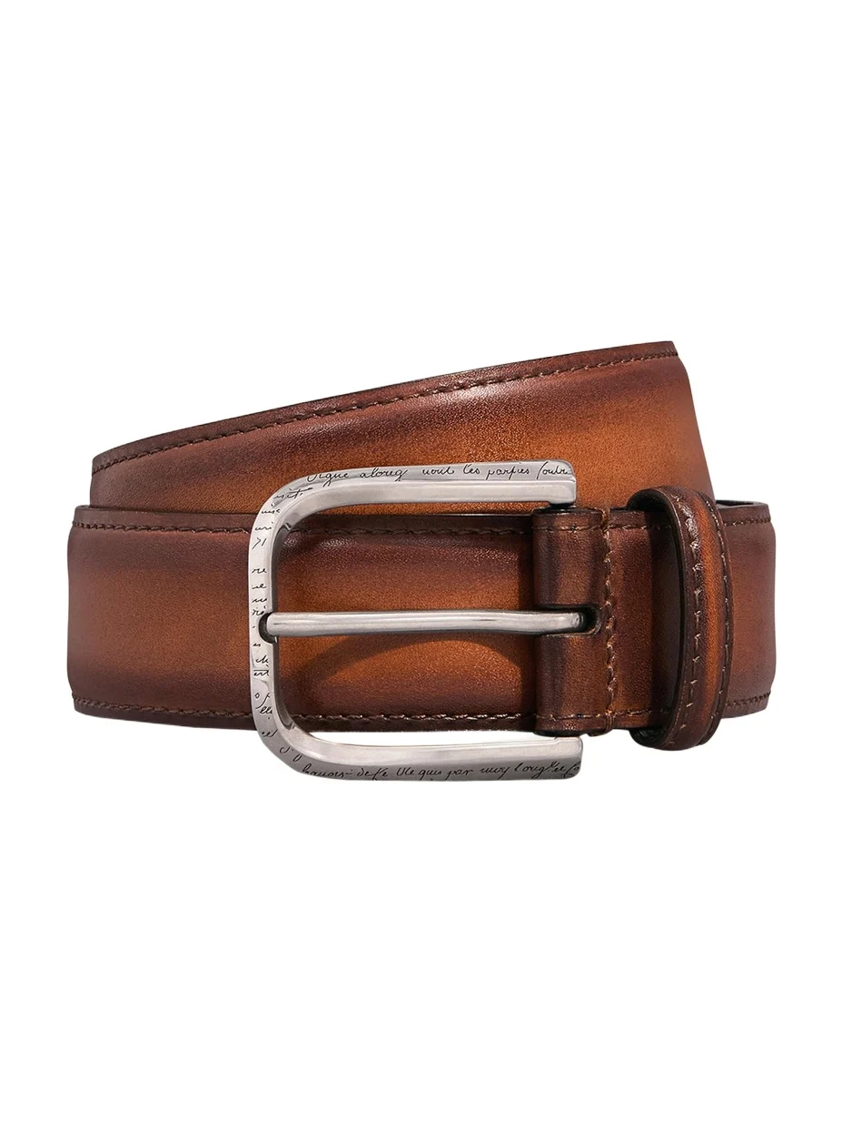Men's C0085 Curve Leather Belt Men's C0085 Curve Leather Belt