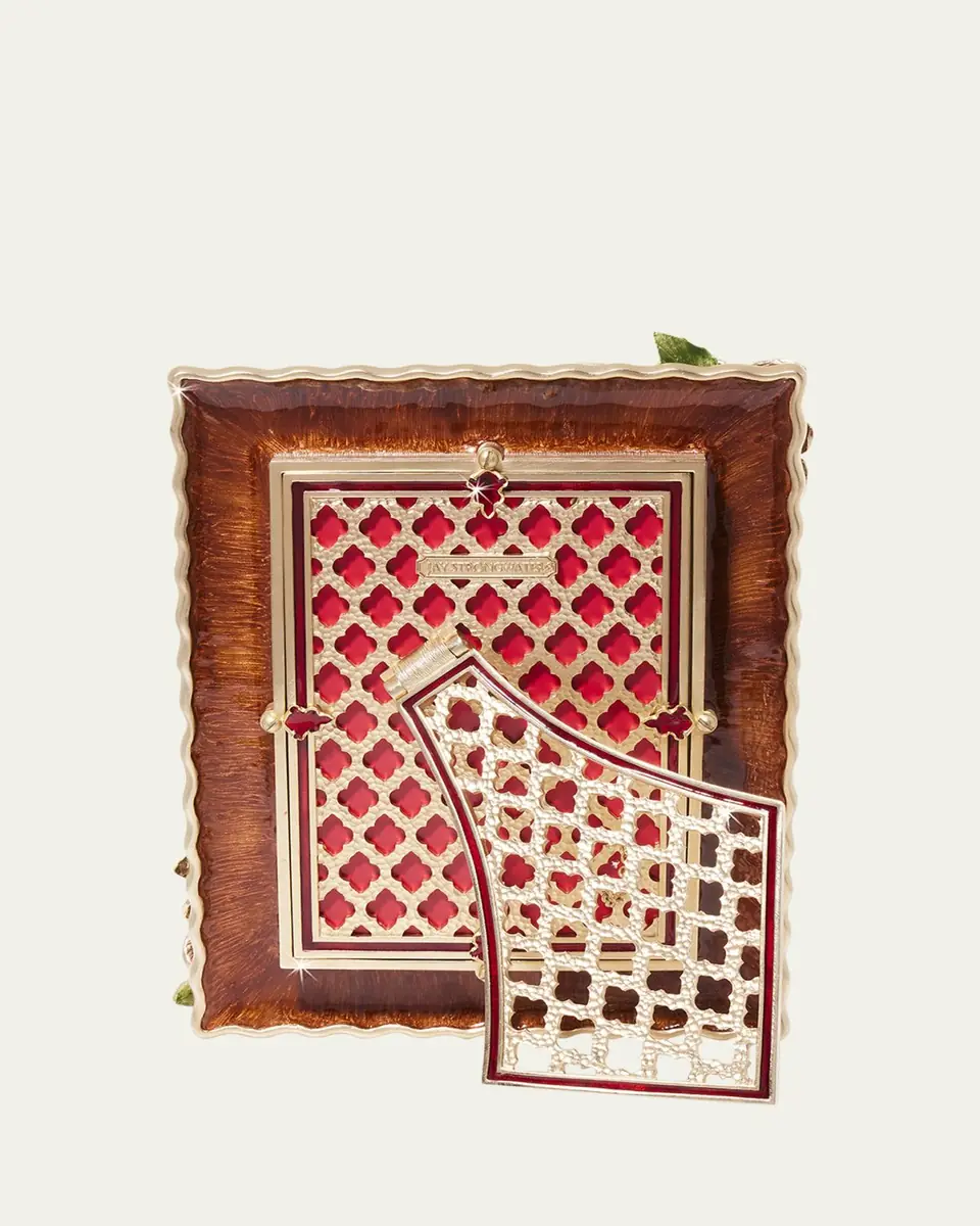 Jay Strongwater Tropical Flower Frame, 5" x 7" | Thumbnail 2