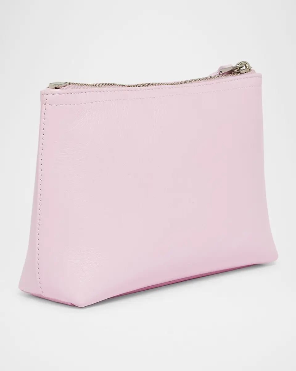 Givenchy Voyou Small Pouch Bag in Leather with Buckle and Heart Lock Wristlet | Thumbnail 2