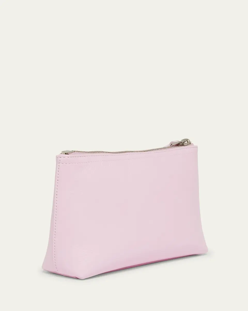 Givenchy Voyou Small Pouch Bag in Leather with Buckle and Heart Lock Wristlet | Thumbnail 8