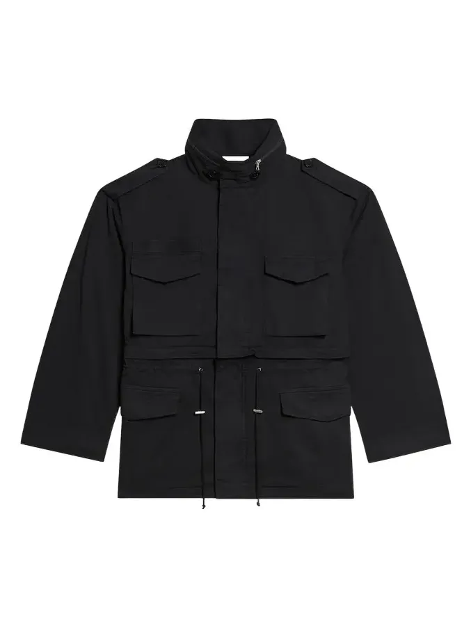 Men's Field Jacket with Stowaway Hood Men's Field Jacket with Stowaway Hood