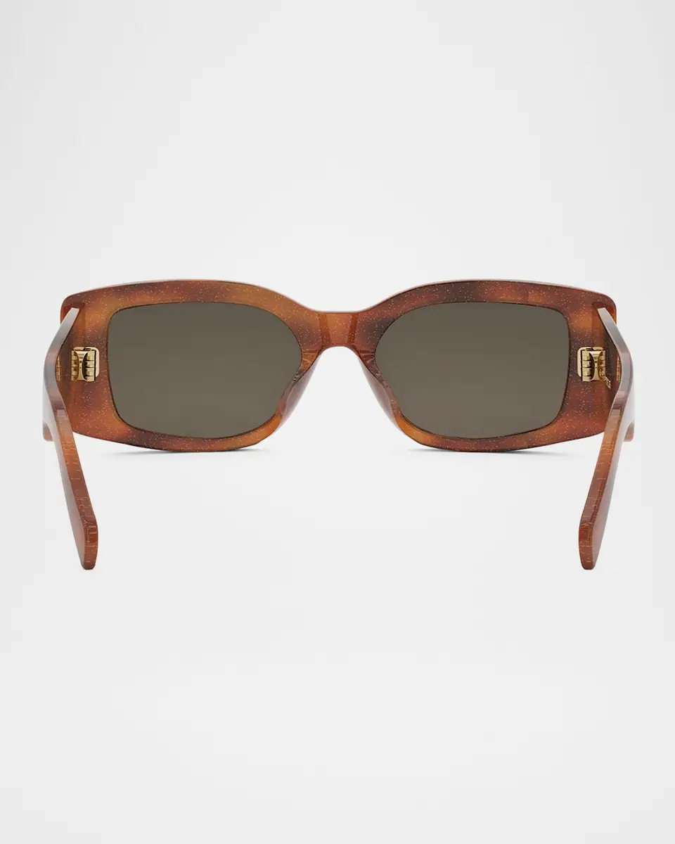 Celine Maxi Triomphe Rectangle Sunglasses | Thumbnail 4 Celine Maxi Triomphe Rectangle Sunglasses | Thumbnail 4