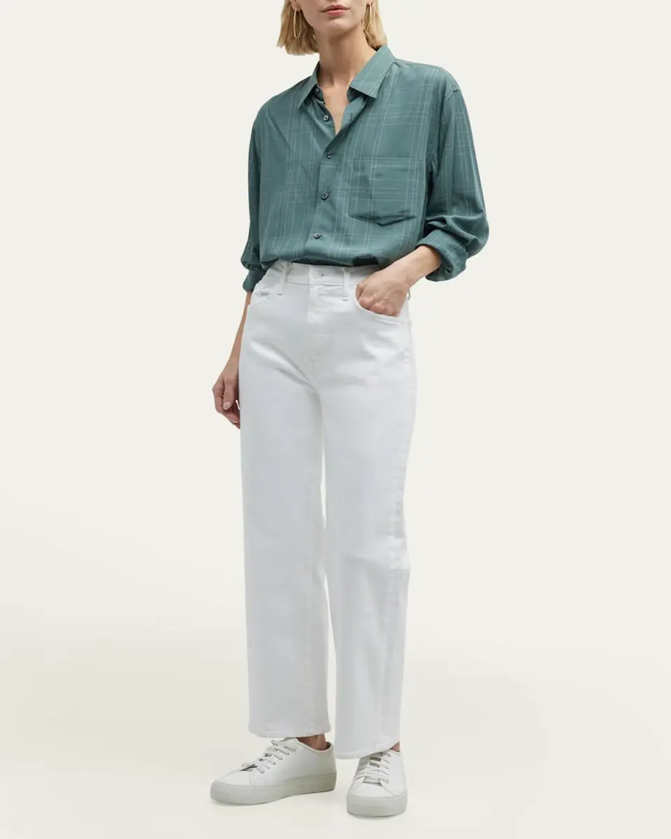 Mother The Rambler Zip Ankle Jeans | Thumbnail 2 Mother The Rambler Zip Ankle Jeans | Thumbnail 2
