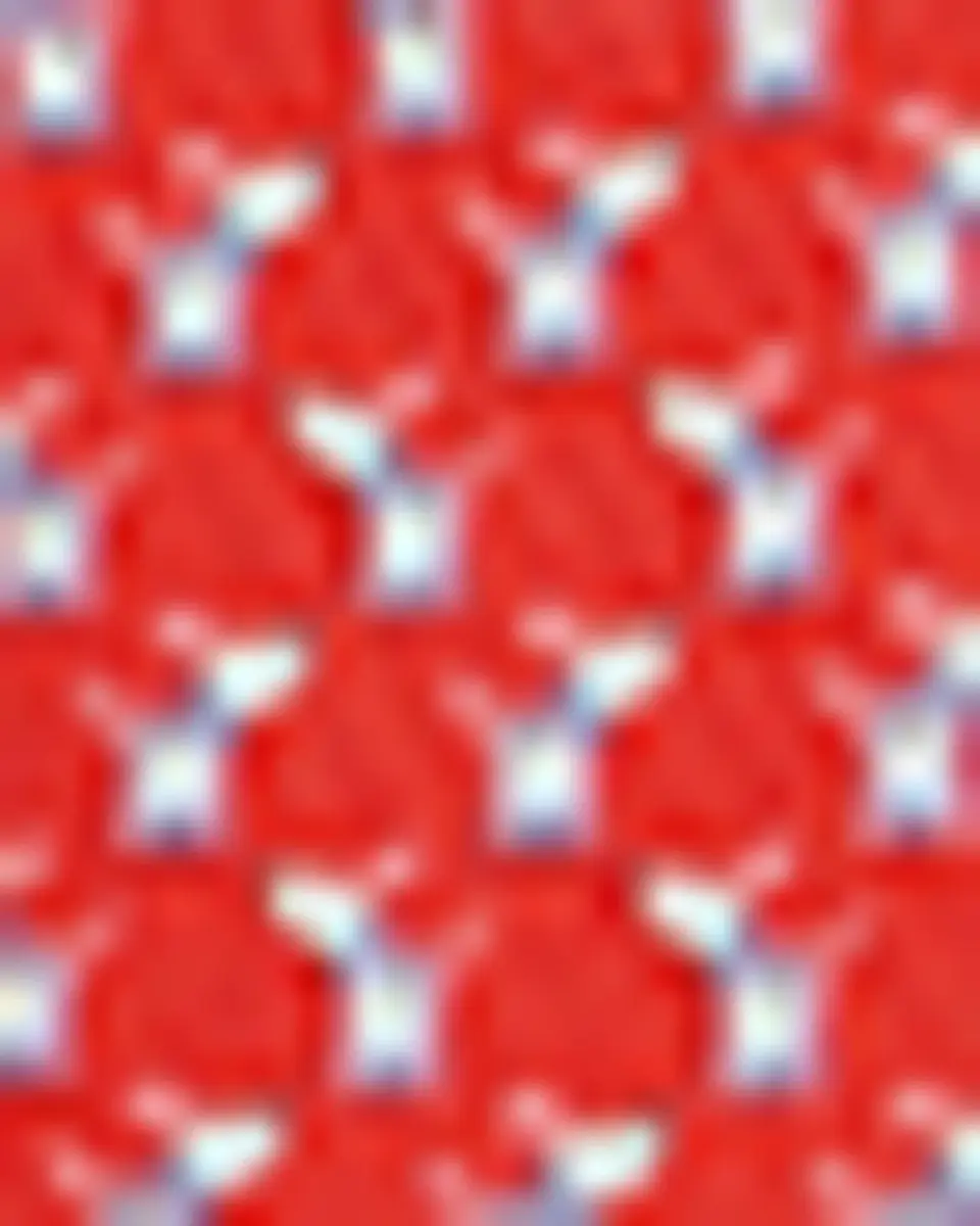 Ferragamo Men's Gancio Dog-Print Tie | Thumbnail 3