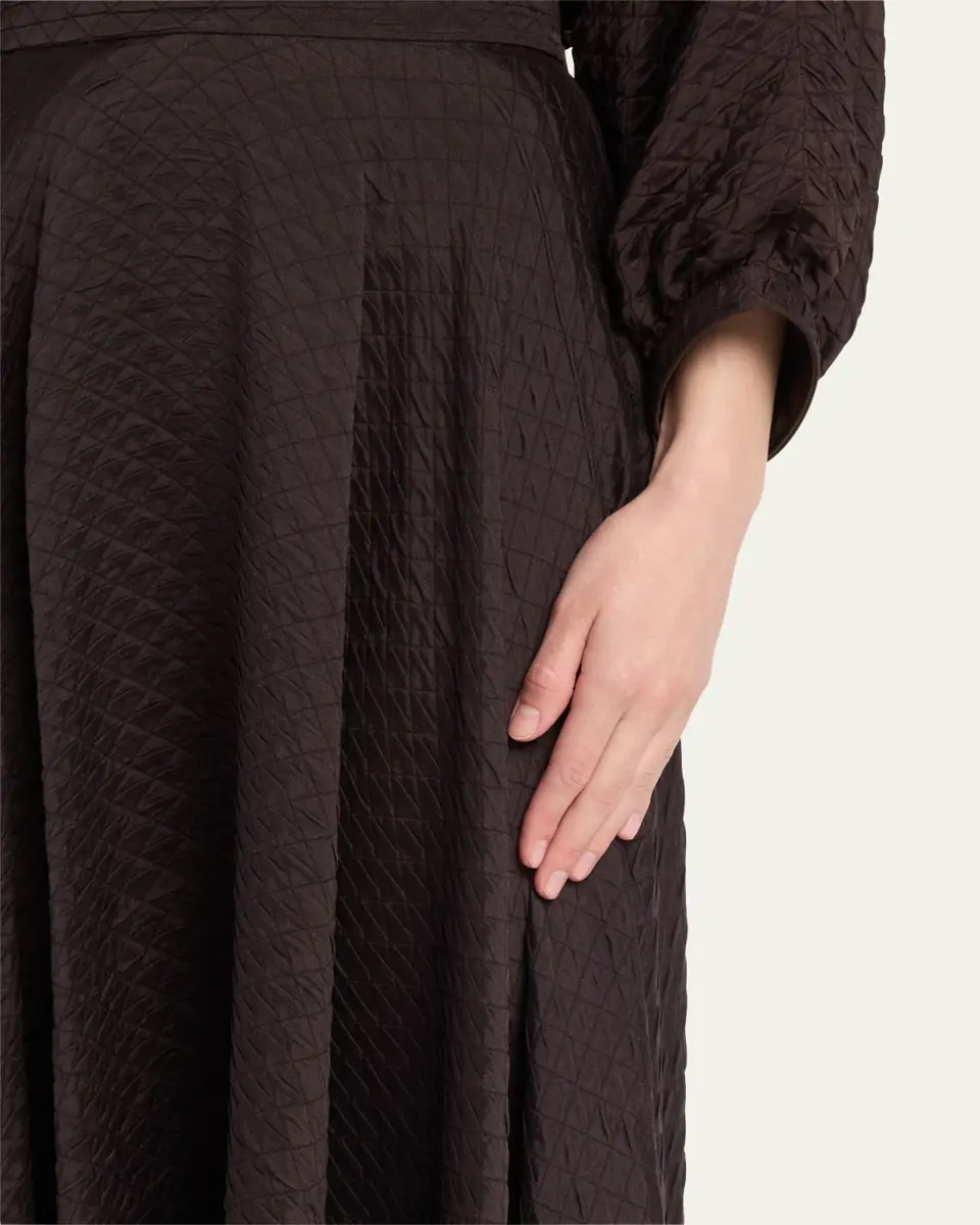 Loro Piana Elise Diamond-Quilted Cloquet Maxi Skirt | Thumbnail 5 Loro Piana Elise Diamond-Quilted Cloquet Maxi Skirt | Thumbnail 5