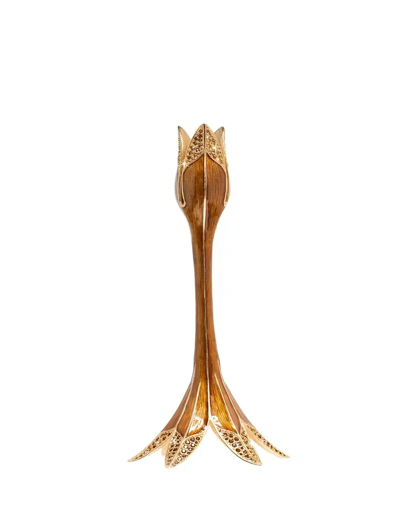 Jay Strongwater Tulip Medium Candlestick Holder