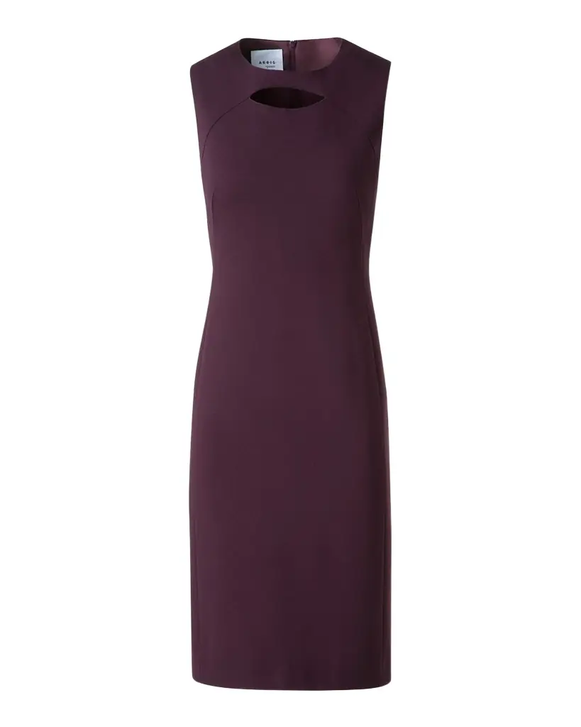 Akris punto Sleeveless Cut-Out Jersey Dress | Image 1 Akris punto Sleeveless Cut-Out Jersey Dress | Image 1