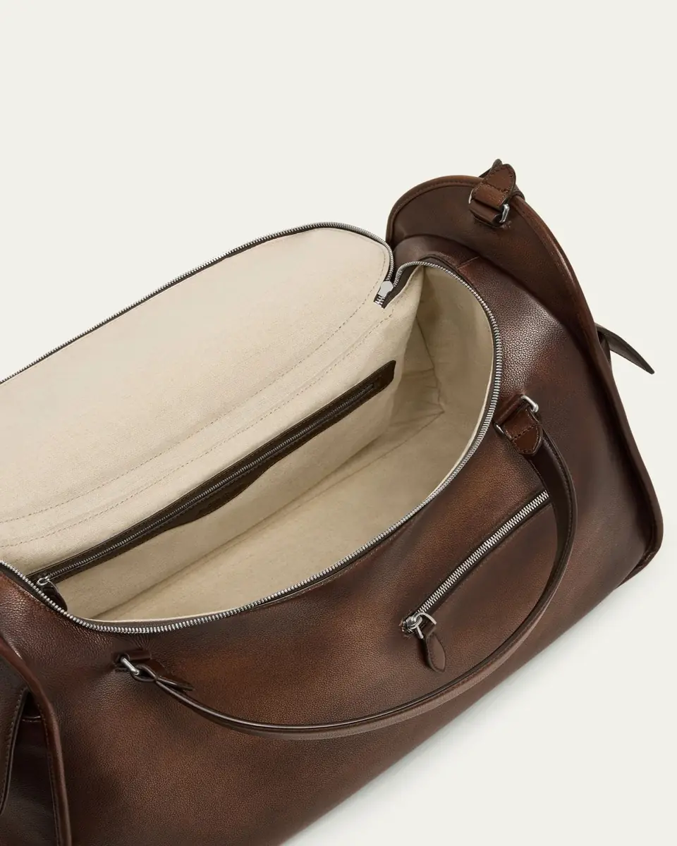 Berluti Men's Periple Leather Weekender Bag | Thumbnail 2 Berluti Men's Periple Leather Weekender Bag | Thumbnail 2