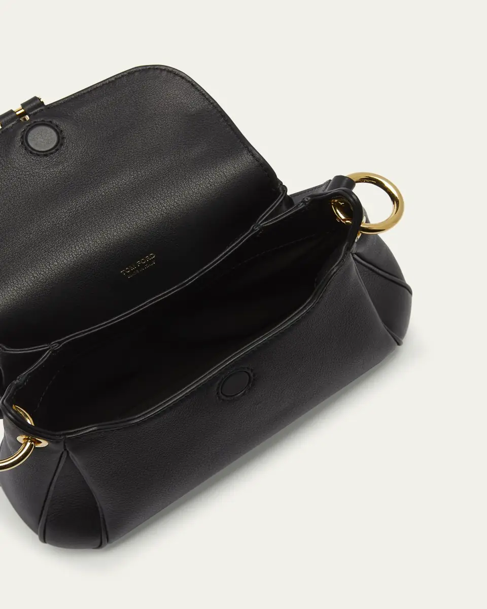 TOM FORD Tara Small Shoulder Bag in Grain Leather | Thumbnail 4 TOM FORD Tara Small Shoulder Bag in Grain Leather | Thumbnail 4