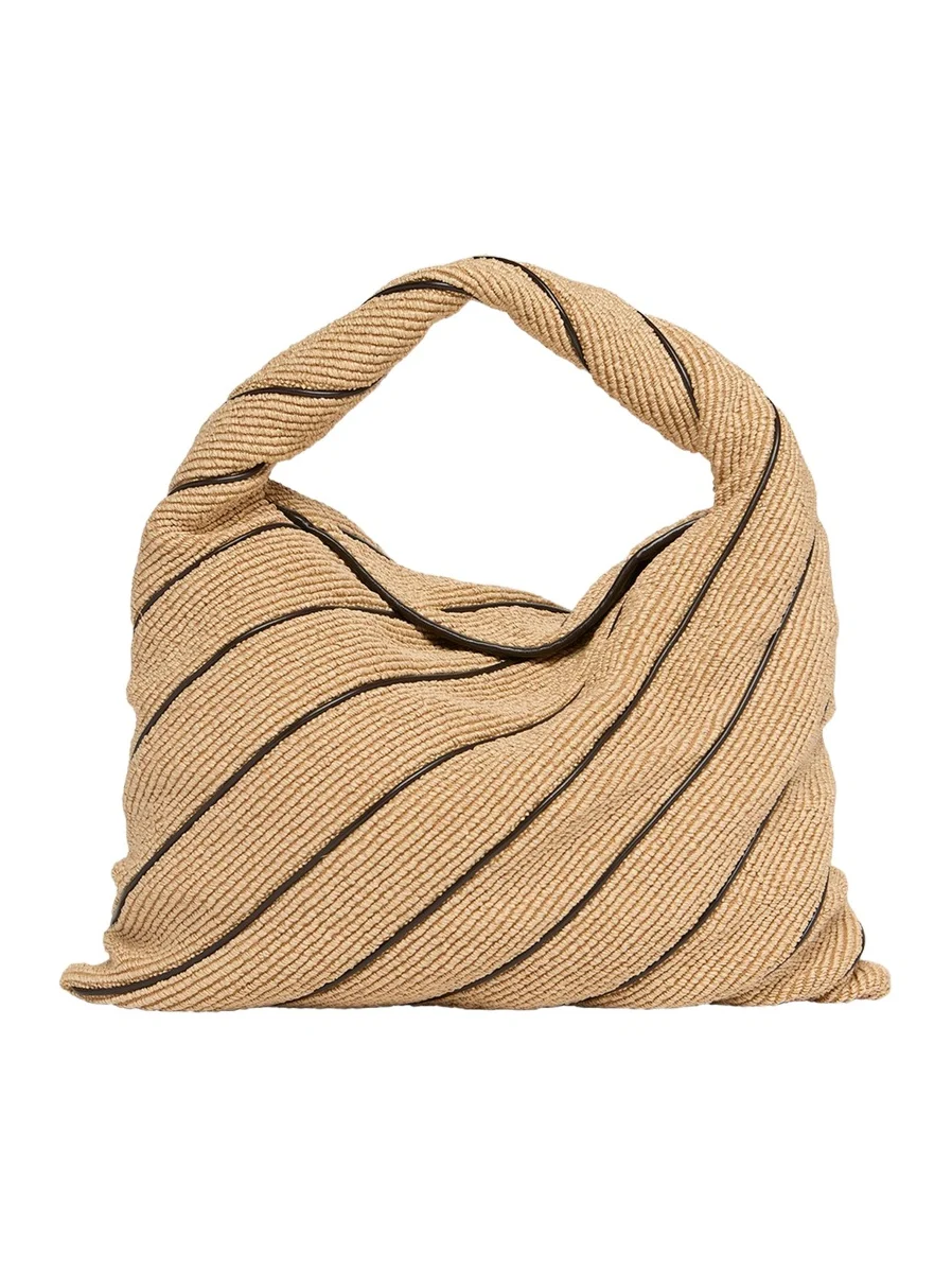 Hop Large Striped Shoulder Bag Hop Large Striped Shoulder Bag