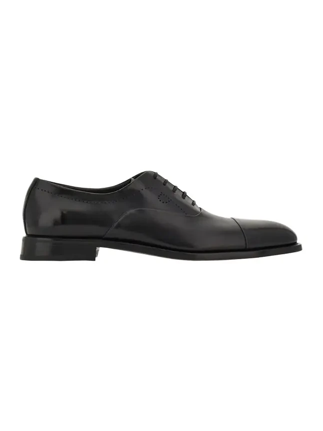 Men's Albert Tramezza Cap-Toe Brogue Leather Oxfords