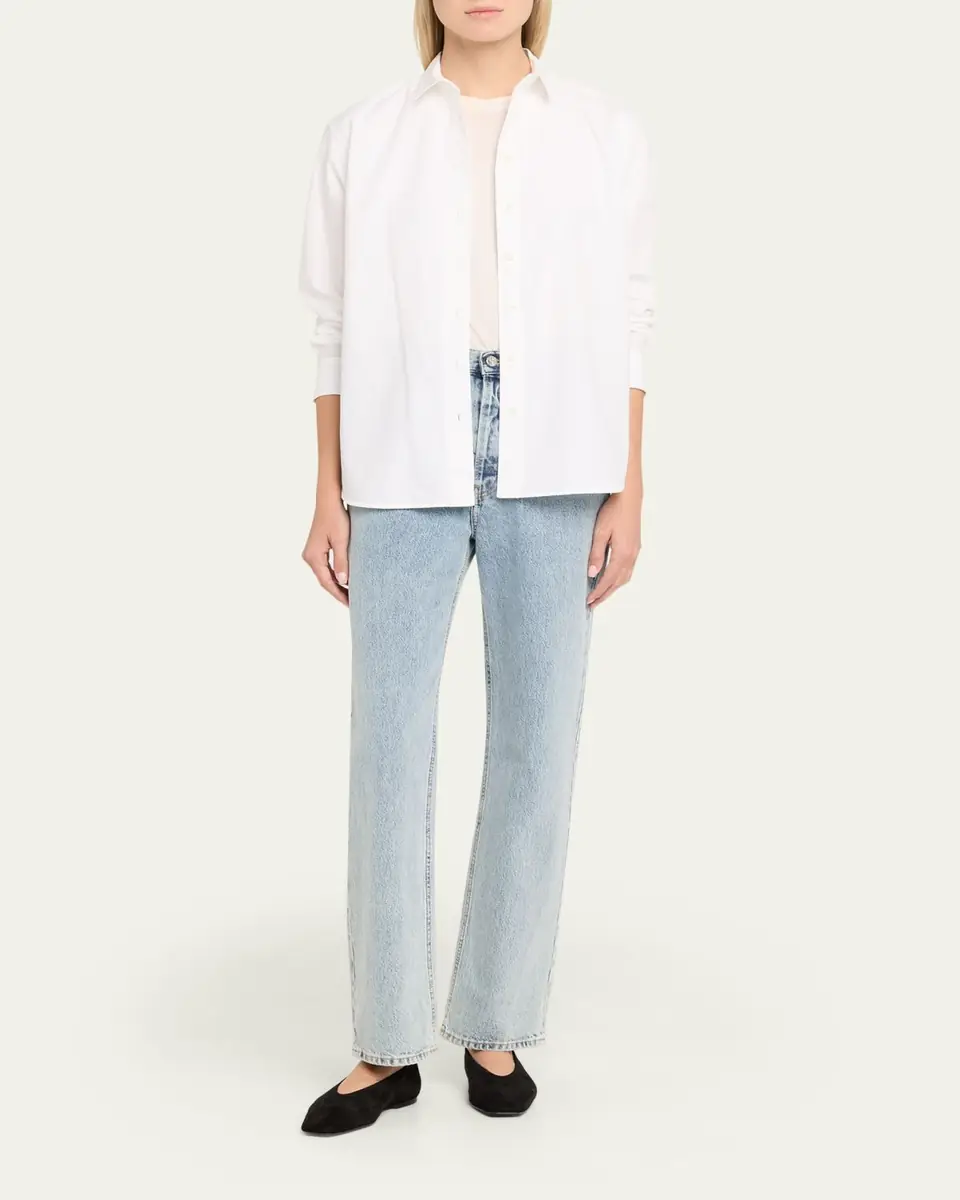 Toteme Signature Cotton Button-Down Shirt | Thumbnail 2