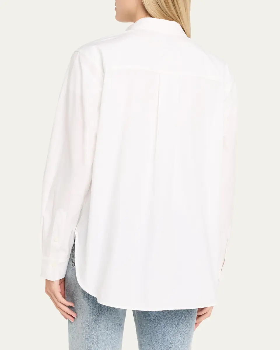 Toteme Signature Cotton Button-Down Shirt | Thumbnail 3