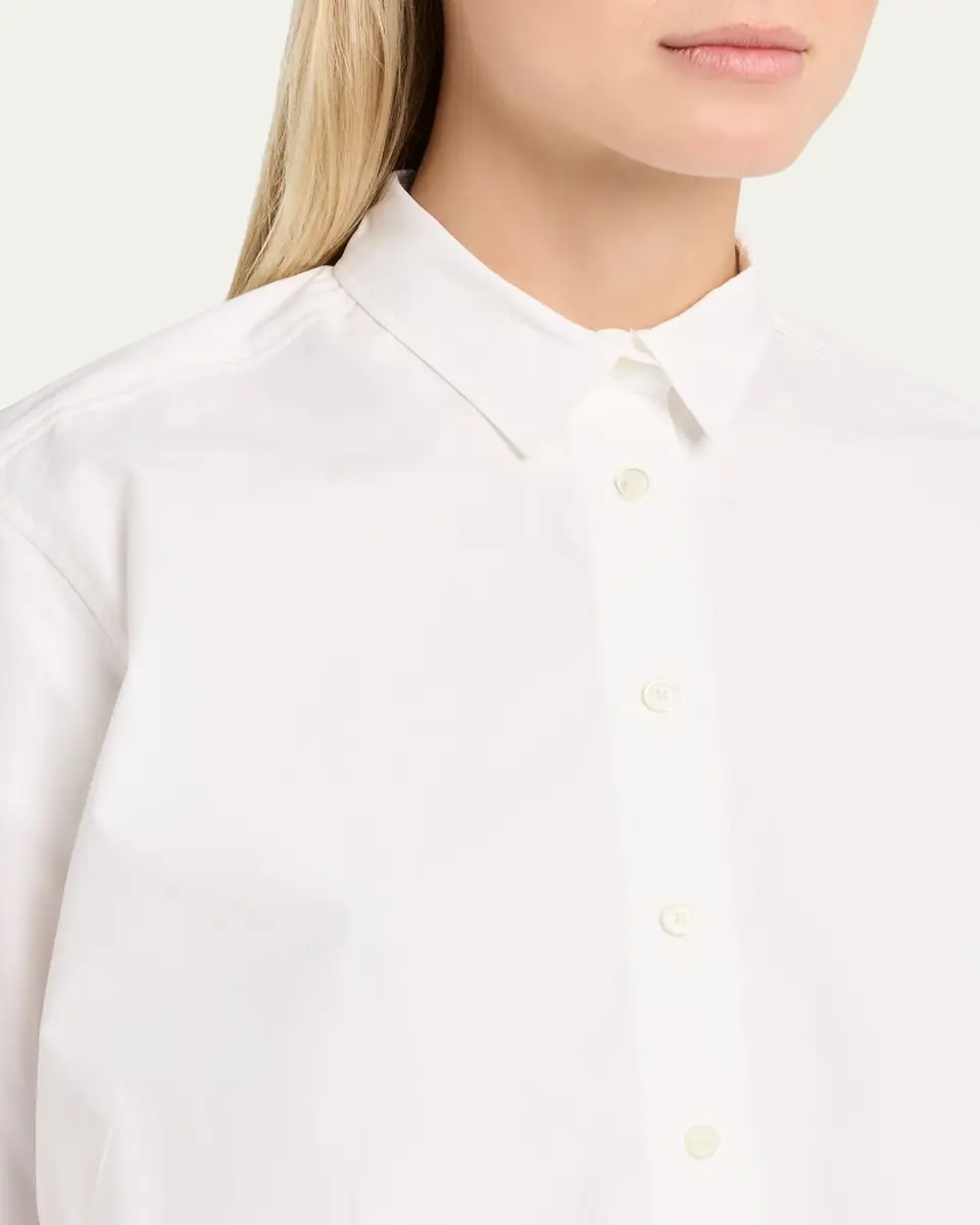 Toteme Signature Cotton Button-Down Shirt | Thumbnail 5