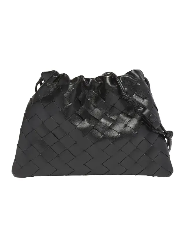Small Leather Pouch Crossbody Bag