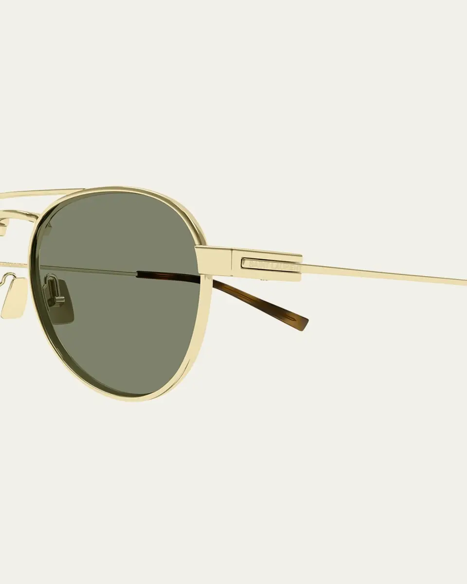 Saint Laurent Men's SL 708M Metal Round Sunglasses | Thumbnail 2 Saint Laurent Men's SL 708M Metal Round Sunglasses | Thumbnail 2