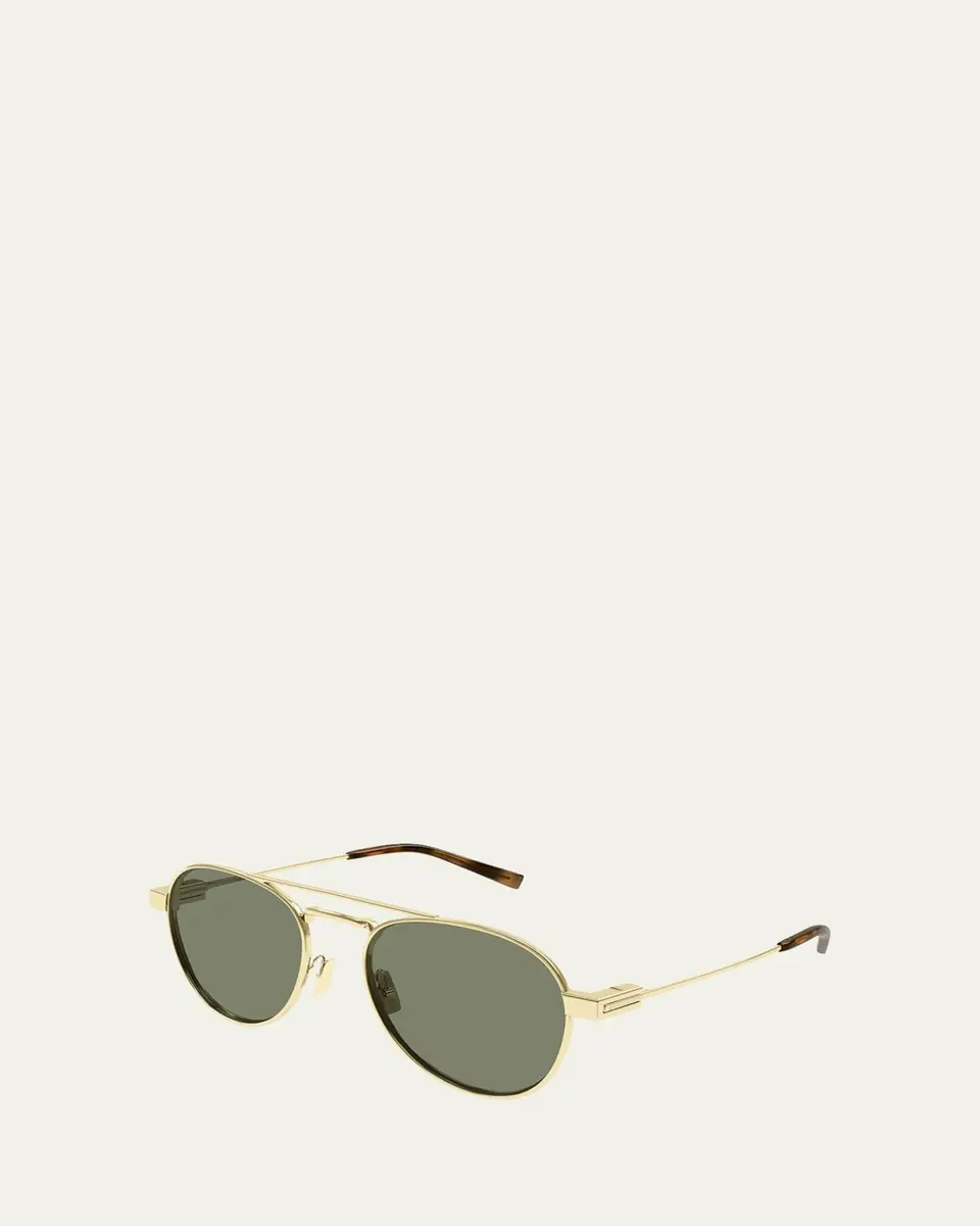 Saint Laurent Men's SL 708M Metal Round Sunglasses | Thumbnail 3 Saint Laurent Men's SL 708M Metal Round Sunglasses | Thumbnail 3