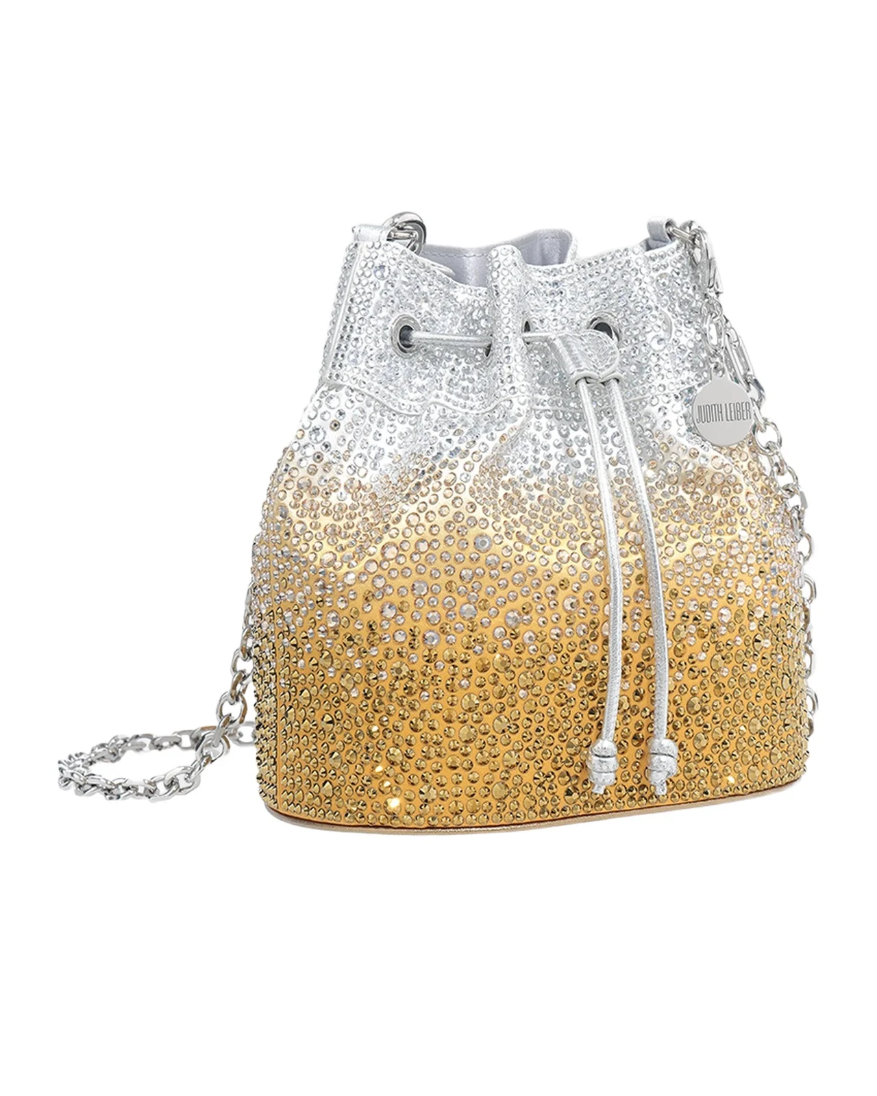 Judith Leiber Couture Piper Gradient Crystal Bucket Bag
