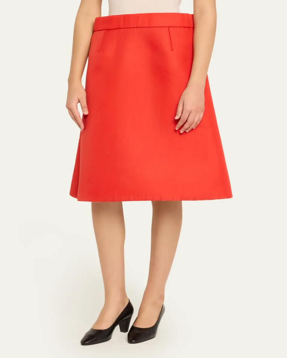 Marc Jacobs Runway Aline Silk-Blend Skirt | Thumbnail 4