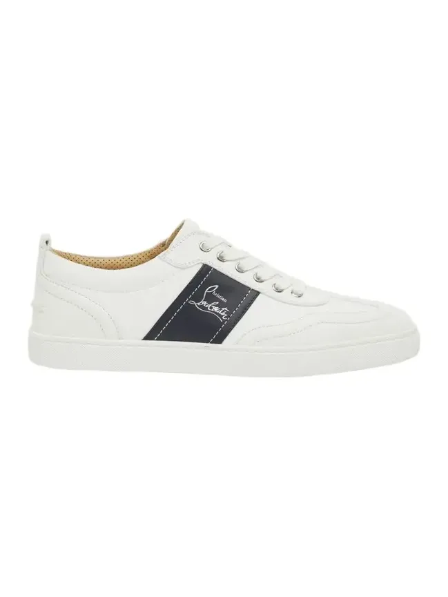 Men's Retero Canvas and Leather Low-Top Sneakers