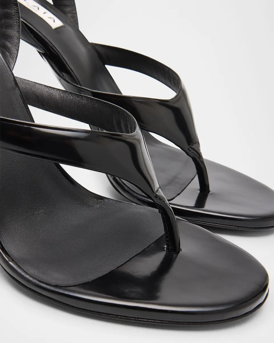 Alaïa Leather Thong Slingback Sandals | Thumbnail 2