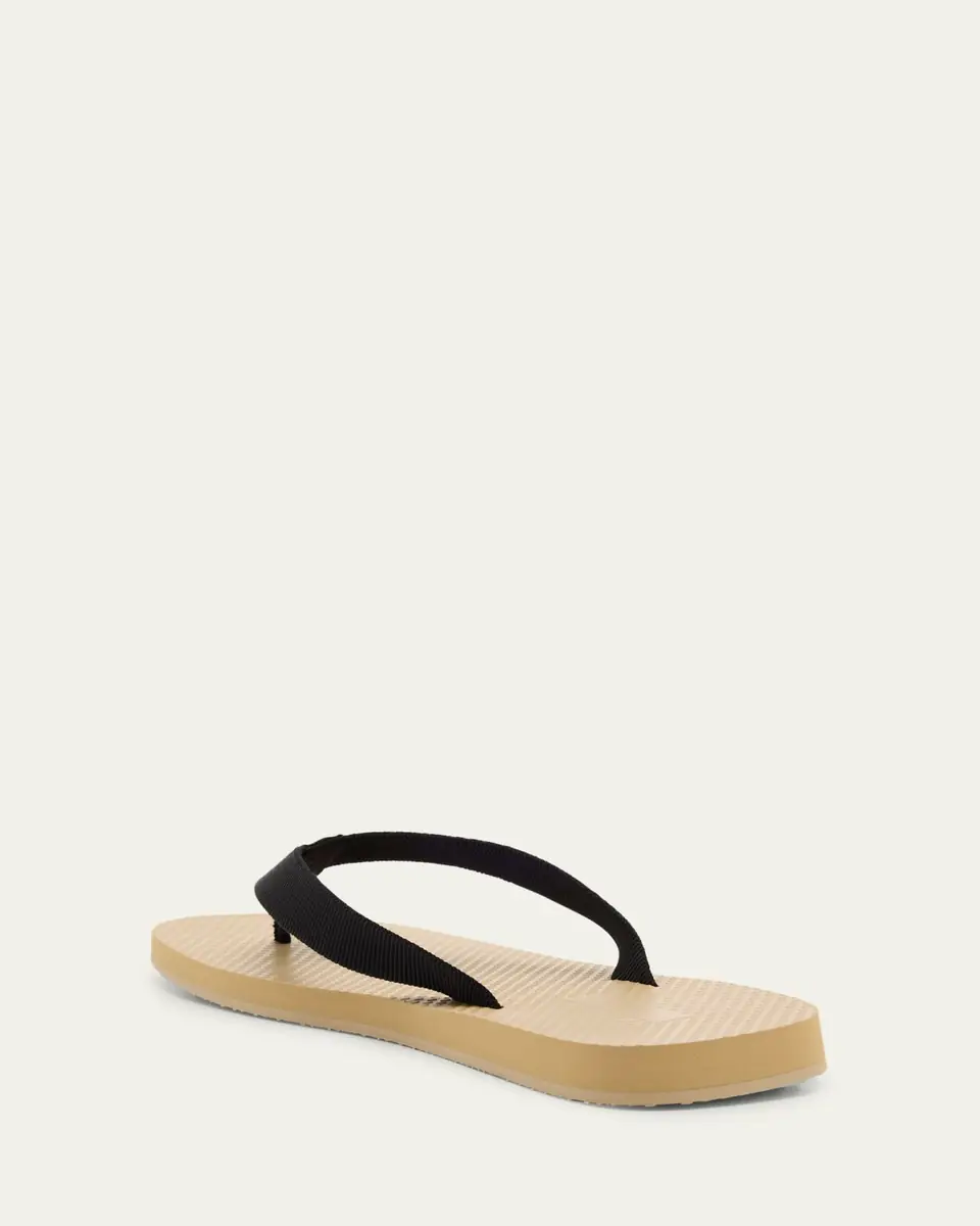 THE ROW Men's Dune Leather Flip Flop Sandals | Thumbnail 7