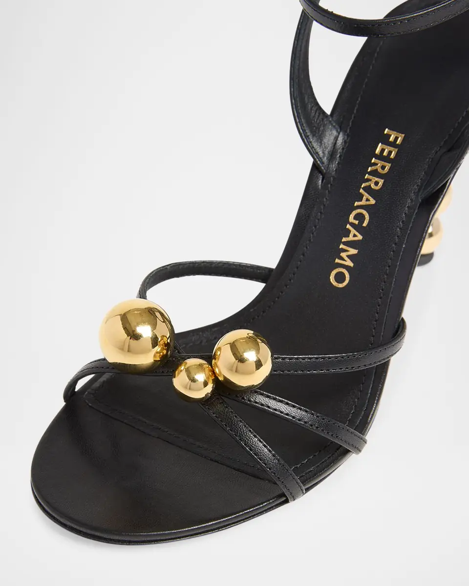 Ferragamo Karina Strappy Spheres Ankle-Strap Sandals | Thumbnail 2 Ferragamo Karina Strappy Spheres Ankle-Strap Sandals | Thumbnail 2