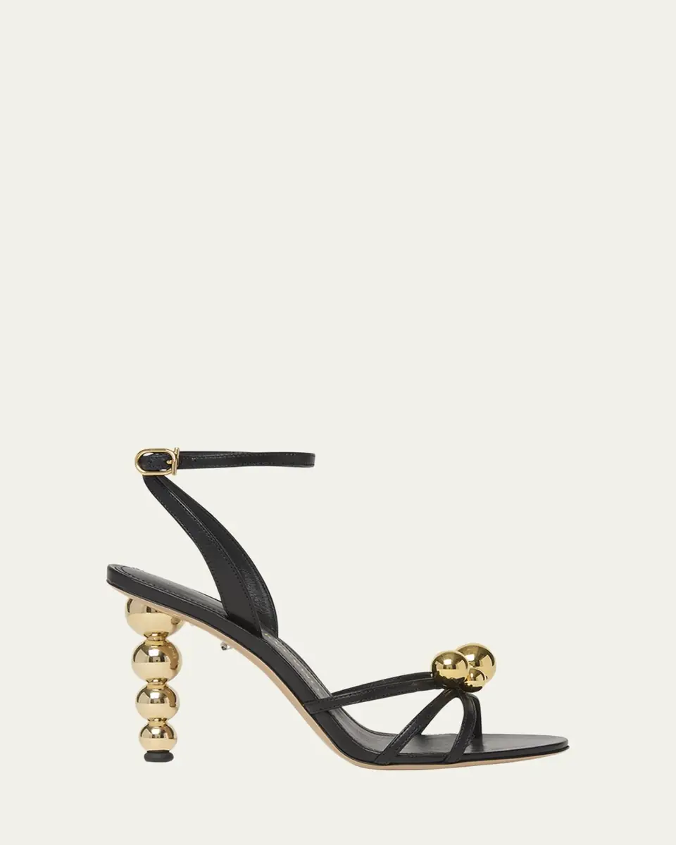 Ferragamo Karina Strappy Spheres Ankle-Strap Sandals | Thumbnail 4 Ferragamo Karina Strappy Spheres Ankle-Strap Sandals | Thumbnail 4