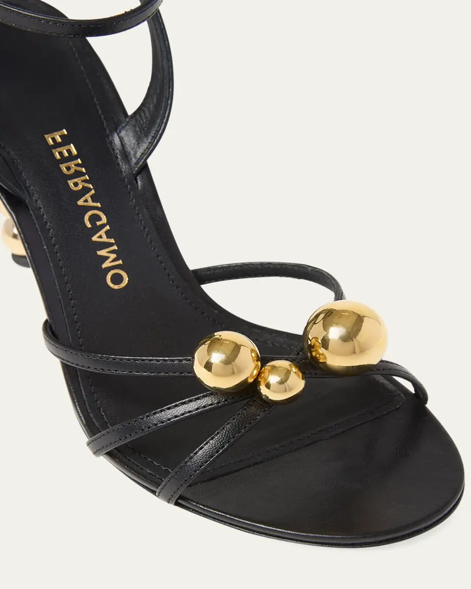 Ferragamo Karina Strappy Spheres Ankle-Strap Sandals | Thumbnail 6 Ferragamo Karina Strappy Spheres Ankle-Strap Sandals | Thumbnail 6