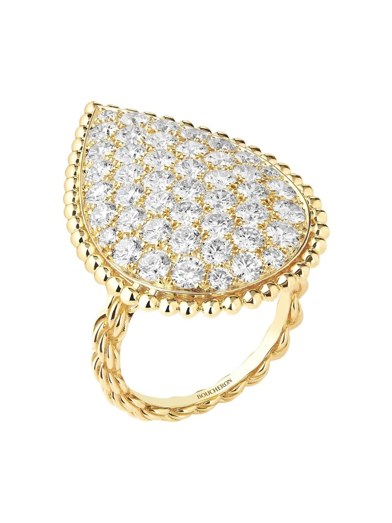 XL 18K Yellow Gold Serpent Boheme Diamond Ring XL 18K Yellow Gold Serpent Boheme Diamond Ring