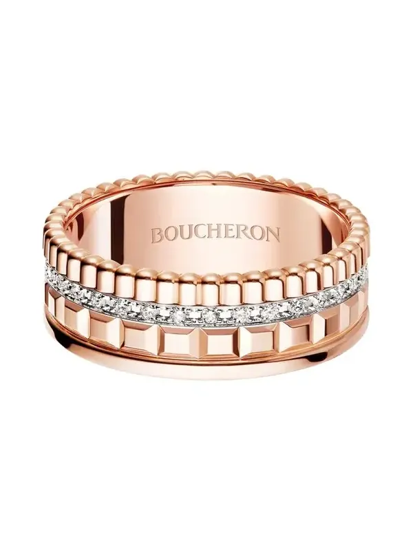 Quatre Radiant Edition Small Ring with Diamonds
