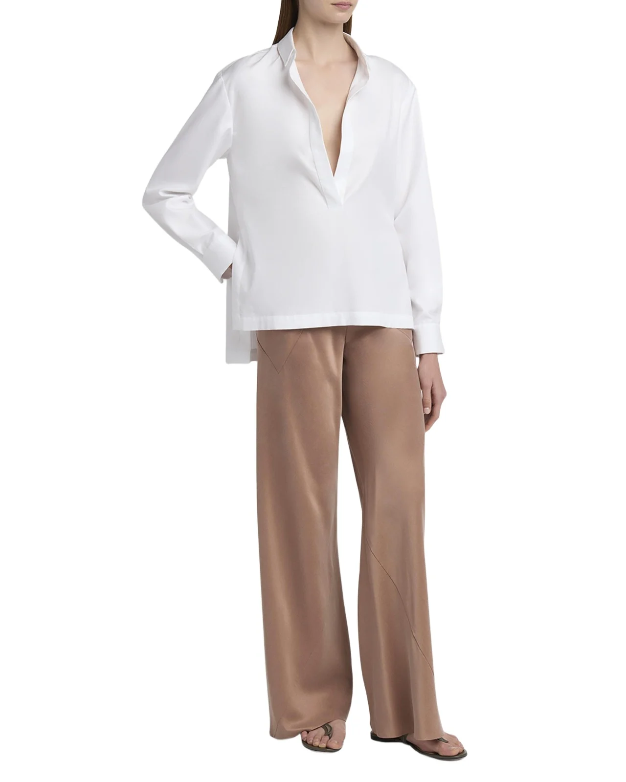 Cotton Twill Tunic Blouse Cotton Twill Tunic Blouse